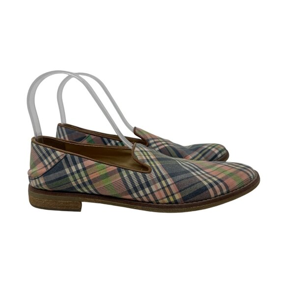 Sperry Plaid Slip-On Canvas Upper & Rubber Sole Loafers Women's Size 8 - Picture 1 of 9